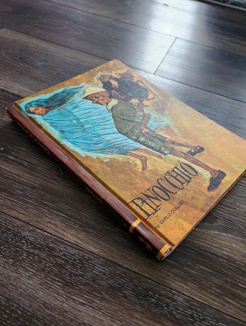 🤥 Vintage 1968 Pinocchio Hardcover | Educator Classic Library Disney - Picture 3 of 12